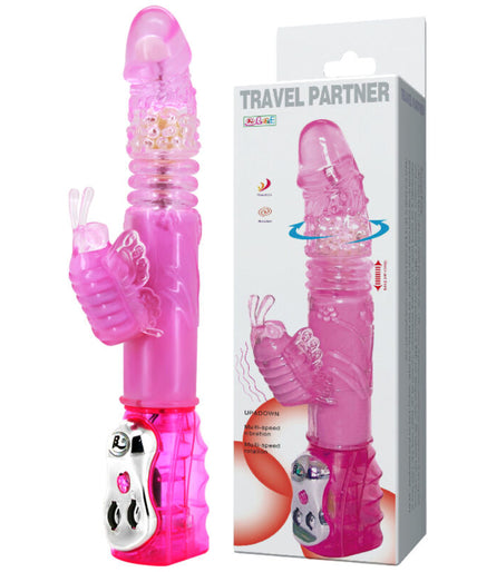 BAILE - TRAVEL PARTNER UP & DOWN ROTATOR RABBIT PINK BAILE - TRAVEL PARTNER UP & DOWN ROTATOR RABBIT PINK