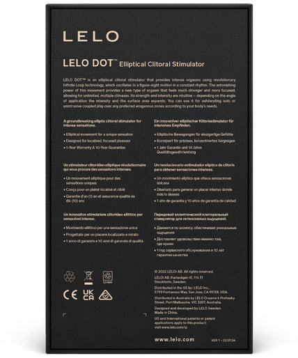 LELO – DOT Clitoral Stimulator – Pink LELO – DOT Clitoral Stimulator – Pink