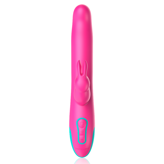 Happy Loky – Pluto Rabbit Vibrator & Rotator + Watchme Remote Control