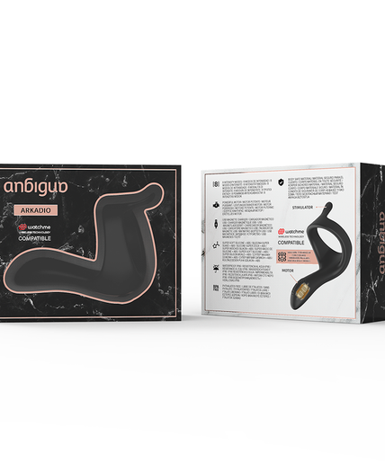 ANBIGUO - ARKADIO GLAND & PERINEUM STIMULATOR COMPATIBLE WITH WATCHME WIRELESS TECHNOLOGY ANBIGUO - ARKADIO GLAND & PERINEUM STIMULATOR COMPATIBLE WITH WATCHME WIRELESS TECHNOLOGY