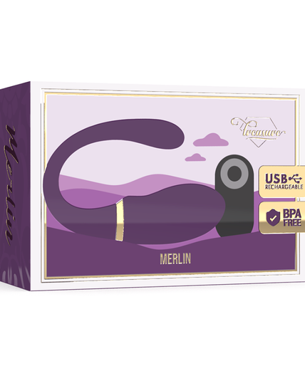 TREASURE - MERLIN DOUBLE COUPLE VIBRATOR REMOTE CONTROL TREASURE - MERLIN DOUBLE COUPLE VIBRATOR REMOTE CONTROL