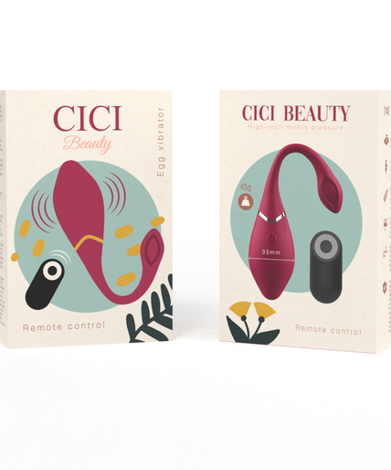 CICI BEAUTY - PREMIUM SILICONE EGG VIBRATOR REMOTE CONTROL CICI BEAUTY - PREMIUM SILICONE EGG VIBRATOR REMOTE CONTROL