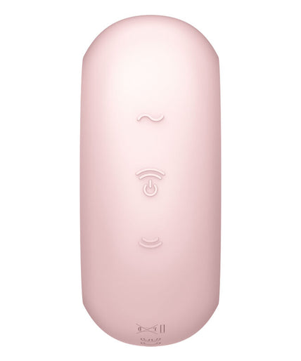 SATISFYER - PRO TO GO 3 DOUBLE AIR PULSE STIMULATOR & VIBRATOR PINK SATISFYER - PRO TO GO 3 DOUBLE AIR PULSE STIMULATOR & VIBRATOR PINK
