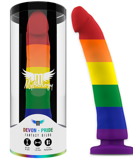 MYTHOLOGY - DEVON PRIDE DILDO L MYTHOLOGY - DEVON PRIDE DILDO L
