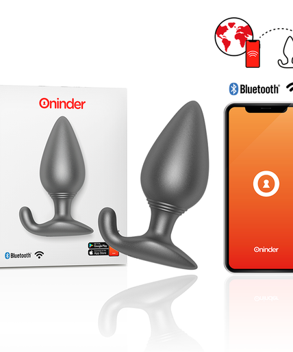 ONINDER - RIO VIBRATING ANAL PLUG BLACK - FREE APP ONINDER - RIO VIBRATING ANAL PLUG BLACK - FREE APP