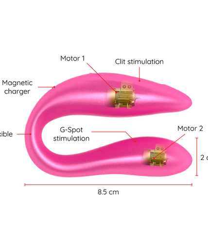 ONINDER - LISBOA PINK G-POINT & CLITORIS STIMULATOR - FREE PINK APP ONINDER - LISBOA PINK G-POINT & CLITORIS STIMULATOR - FREE PINK APP