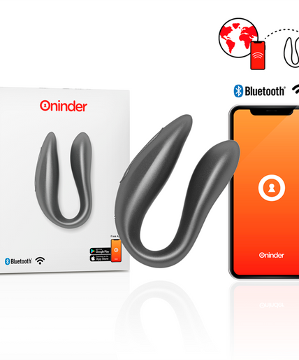 ONINDER - LISBOA BLACK G-POINT & CLITORIS STIMULATOR - FREE APP ONINDER - LISBOA BLACK G-POINT & CLITORIS STIMULATOR - FREE APP