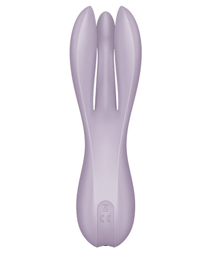 SATISFYER - THREESOME 2 VIBRATOR VIOLET SATISFYER - THREESOME 2 VIBRATOR VIOLET