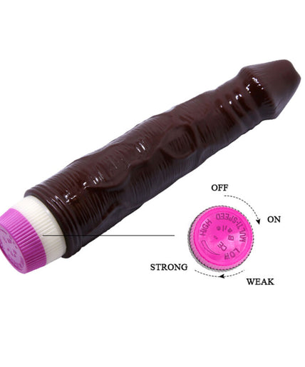 BAILE - WAVES OF PLEASURE VIBRATOR 23 CM BROWN BAILE - WAVES OF PLEASURE VIBRATOR 23 CM BROWN