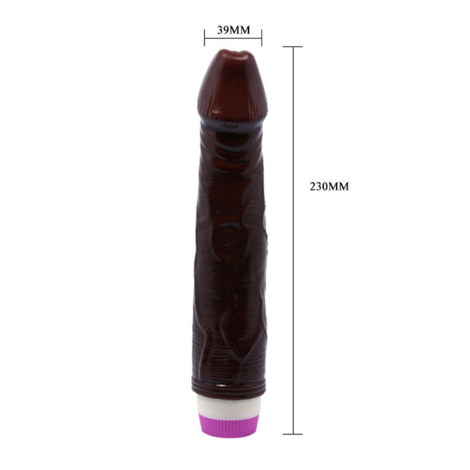 BAILE - WAVES OF PLEASURE VIBRATOR 23 CM BRUIN