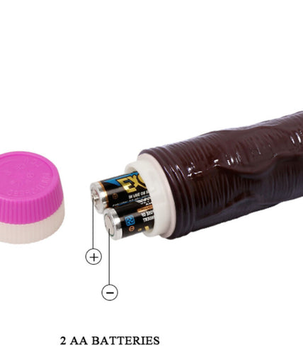 BAILE - WAVES OF PLEASURE VIBRATOR 23 CM BROWN BAILE - WAVES OF PLEASURE VIBRATOR 23 CM BROWN