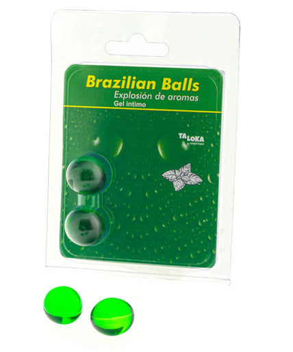 TALOKA - 2 BRAZILIAN BALLS MINT INTIMATE GEL TALOKA - 2 BRAZILIAN BALLS MINT INTIMATE GEL
