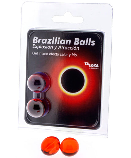 TALOKA - 2 BRAZILIAN BALLS HOT & COLD EFFECT EXCITING GEL TALOKA - 2 BRAZILIAN BALLS HOT & COLD EFFECT EXCITING GEL