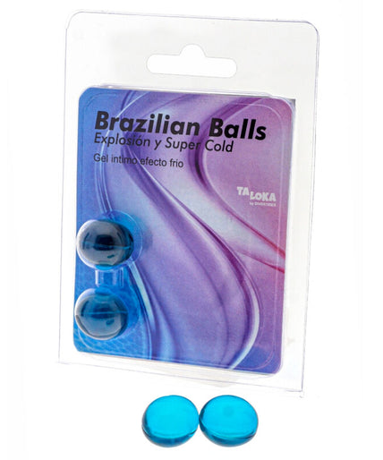 TALOKA - 2 BRAZILIAN BALLS COLD EFFECT EXCITING GEL TALOKA - 2 BRAZILIAN BALLS COLD EFFECT EXCITING GEL