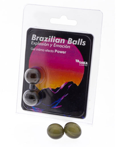 TALOKA - 2 BRAZILIAN BALLS POWER EFFECT EXCITING GEL TALOKA - 2 BRAZILIAN BALLS POWER EFFECT EXCITING GEL