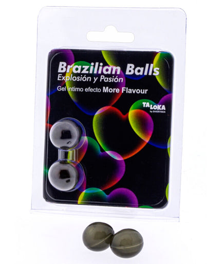 TALOKA - 2 BRAZILIAN BALLS MORE FLAVOUR EFFECT EXCITING GEL TALOKA - 2 BRAZILIAN BALLS MORE FLAVOUR EFFECT EXCITING GEL