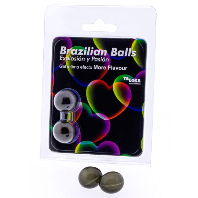 Taloka – 2 Braziliaanse ballen Meer Smaak Effect Opwindende Gel