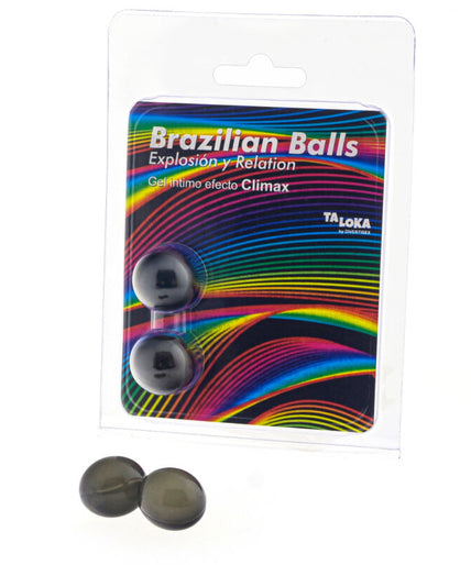 TALOKA - 2 BRAZILIAN BALLS CLIMAX EFFECT EXCITING GEL TALOKA - 2 BRAZILIAN BALLS CLIMAX EFFECT EXCITING GEL
