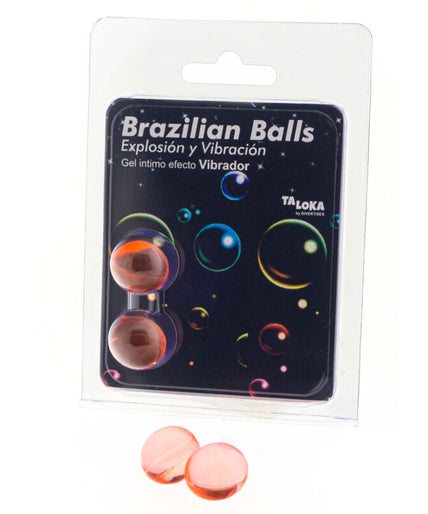TALOKA - 2 BRAZILIAN BALLS VIBRATING EFFECT EXCITING GEL TALOKA - 2 BRAZILIAN BALLS VIBRATING EFFECT EXCITING GEL
