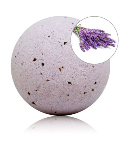 TALOKA - LAVENDER SCENTED BATH BOMB WITH ROSE PETALS TALOKA - LAVENDER SCENTED BATH BOMB WITH ROSE PETALS