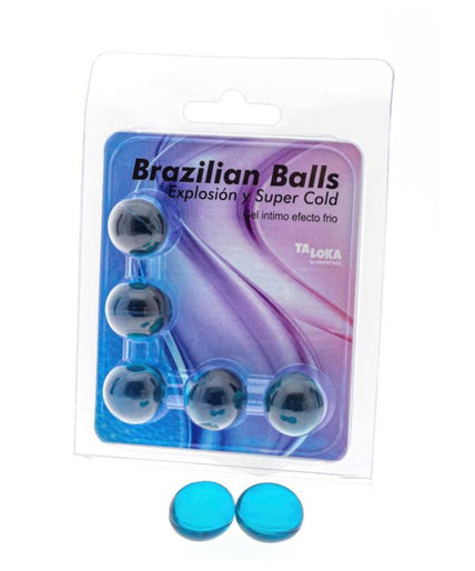 TALOKA - 5 BRAZILIAN BALLS COLD EFFECT EXCITING GEL TALOKA - 5 BRAZILIAN BALLS COLD EFFECT EXCITING GEL