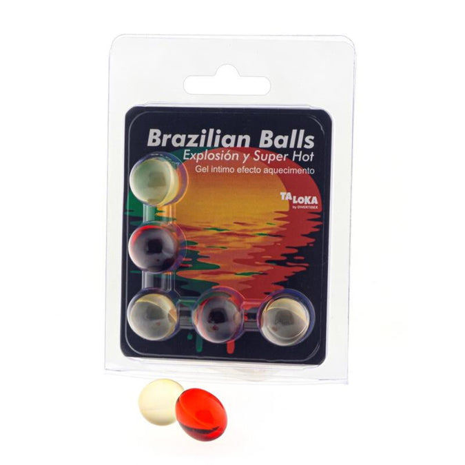 Taloka – 5 Braziliaanse ballen met super heet effect opwindende gel