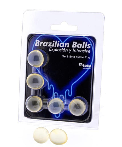 TALOKA - 5 BRAZILIAN BALLS COLD & VIBRATION EFFECT EXCITING GEL TALOKA - 5 BRAZILIAN BALLS COLD & VIBRATION EFFECT EXCITING GEL