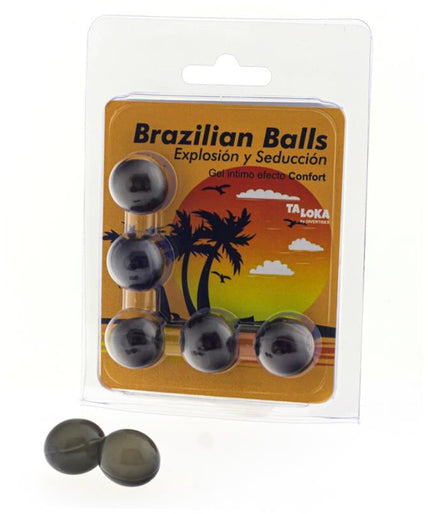 TALOKA - 5 BRAZILIAN BALLS COMFORT EFFECT EXCITING GEL TALOKA - 5 BRAZILIAN BALLS COMFORT EFFECT EXCITING GEL