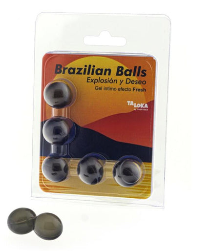 TALOKA - 5 BRAZILIAN BALLS FRESH EFFECT EXCITING GEL TALOKA - 5 BRAZILIAN BALLS FRESH EFFECT EXCITING GEL