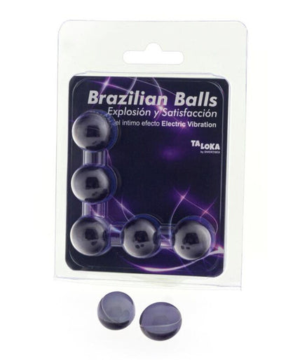 TALOKA - 5 BRAZILIAN BALLS ELECTRIC VIBRATING EFFECT EXCITING GEL TALOKA - 5 BRAZILIAN BALLS ELECTRIC VIBRATING EFFECT EXCITING GEL
