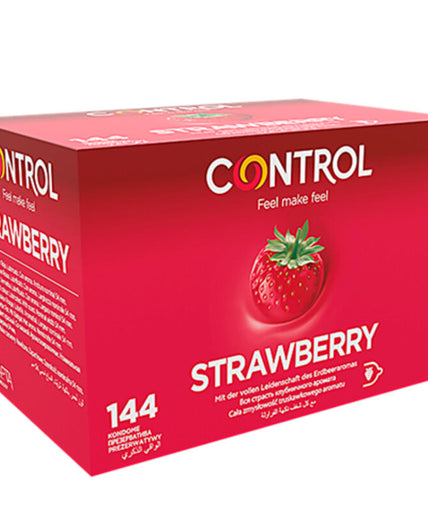 CONTROL - ADAPTA AARDBEI CONDOMS 144 STUKS CONTROL - ADAPTA AARDBEI CONDOMS 144 STUKS