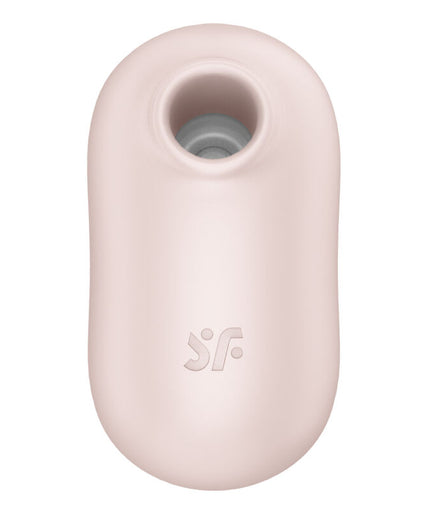 SATISFYER - PRO TO GO 2 DOUBLE AIR PULSE STIMULATOR & VIBRATOR BEIGE SATISFYER - PRO TO GO 2 DOUBLE AIR PULSE STIMULATOR & VIBRATOR BEIGE