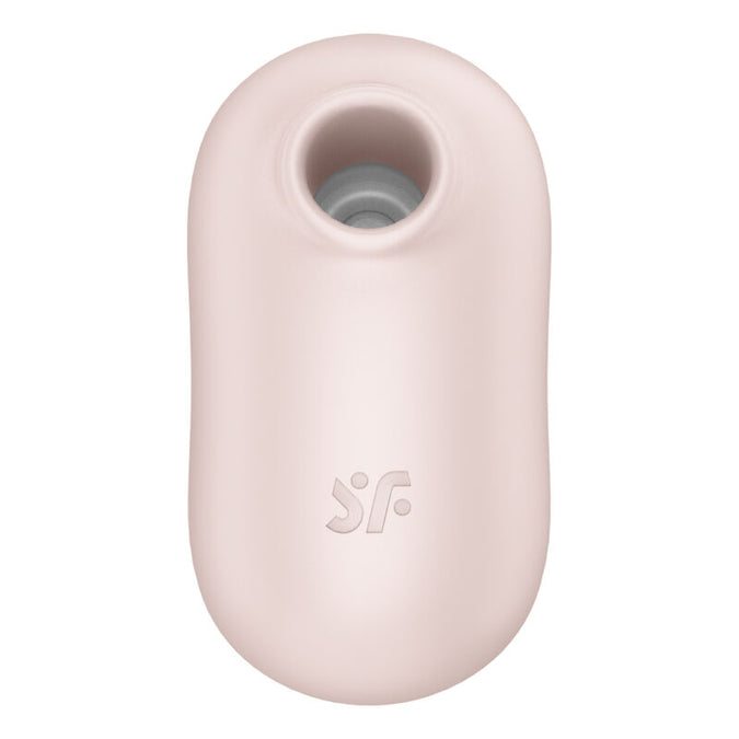 SATISFYER - PRO TO GO 2 DUBBELE LUCHTDRUKSTIMULATOR & VIBRATOR BEIGE