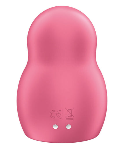 SATISFYER - PRO TO GO 1 DOUBLE AIR PULSE STIMULATOR & VIBRATOR RED SATISFYER - PRO TO GO 1 DOUBLE AIR PULSE STIMULATOR & VIBRATOR RED