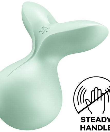 SATISFYER - VIVA LA VULVA 3 LAY-ON VIBRATOR GREEN SATISFYER - VIVA LA VULVA 3 LAY-ON VIBRATOR GREEN