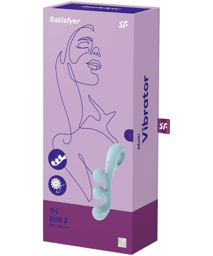 SATISFYER - TRI BALL 2 MULTI VIBRATOR BLUE SATISFYER - TRI BALL 2 MULTI VIBRATOR BLUE