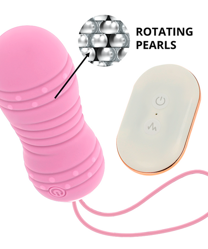 OHMAMA - REMOTE CONTROL EGG 7 MODES ROTATION PINK OHMAMA - REMOTE CONTROL EGG 7 MODES ROTATION PINK
