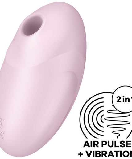 SATISFYER - VULVA LOVER 3 AIR PULSE STIMULATOR & VIBRATOR PINK SATISFYER - VULVA LOVER 3 AIR PULSE STIMULATOR & VIBRATOR PINK
