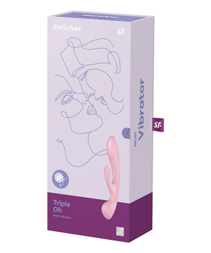 SATISFYER - TRIPLE OH HYBRID VIBRATION PINK SATISFYER - TRIPLE OH HYBRID VIBRATION PINK