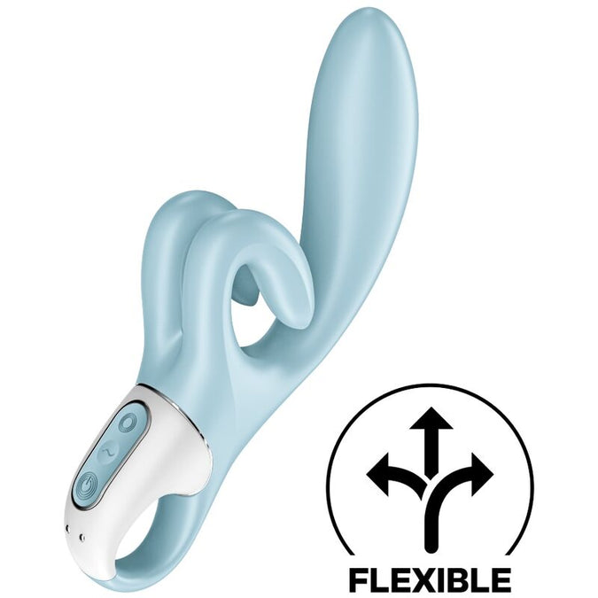SATISFYER - TOUCH ME RABBIT VIBRATION BLAUW