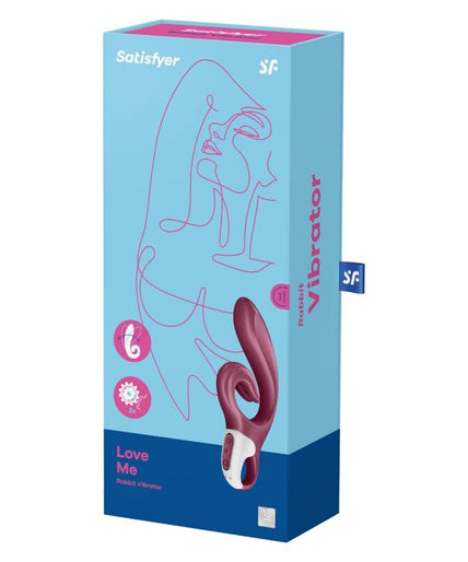 SATISFYER - LOVE ME RABBIT VIBRATION RED SATISFYER - LOVE ME RABBIT VIBRATION RED