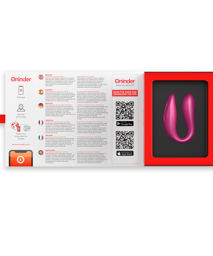 ONINDER - LISBOA PINK G-POINT & CLITORIS STIMULATOR - FREE PINK APP ONINDER - LISBOA PINK G-POINT & CLITORIS STIMULATOR - FREE PINK APP