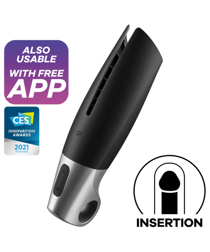 Satisfyer – Power Masturbator Zwart Satisfyer – Power Masturbator Zwart