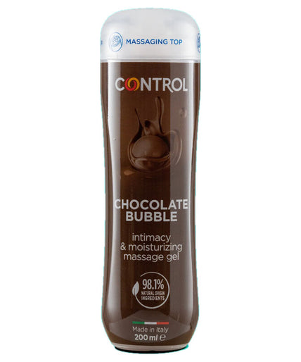 CONTROL - MASSAGE GEL 3 IN 1 CHOCOLATE BUBBLE 200 ML CONTROL - MASSAGE GEL 3 IN 1 CHOCOLATE BUBBLE 200 ML