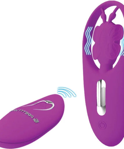 PRETTY LOVE - DANCING BUTTERFLY STIMULATOR FOR PANTIES WITH REMOTE CONTROL LILAC PRETTY LOVE - DANCING BUTTERFLY STIMULATOR FOR PANTIES WITH REMOTE CONTROL LILAC