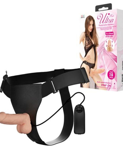 BAILE - ULTRA PASSIONATE HARNESS 19.4 CM NATURAL BAILE - ULTRA PASSIONATE HARNESS 19.4 CM NATURAL