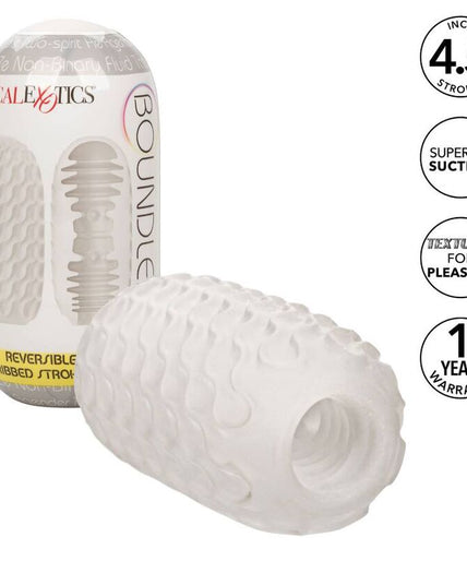 CALEXOTICS - REVERSIBLE RIBBED STROKER CALEXOTICS - REVERSIBLE RIBBED STROKER
