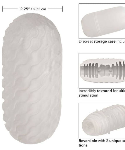 CALEXOTICS - REVERSIBLE RIBBED STROKER CALEXOTICS - REVERSIBLE RIBBED STROKER