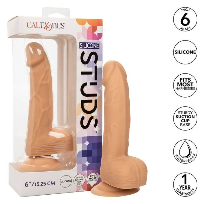 Calexotics – Siliconen Studs Realistische Dildo Huid 15,24 cm