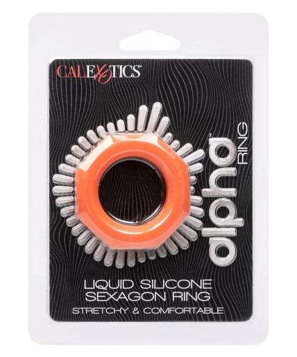 CALEXOTICS - ALPHA SEXAGON RING ORANGE CALEXOTICS - ALPHA SEXAGON RING ORANGE